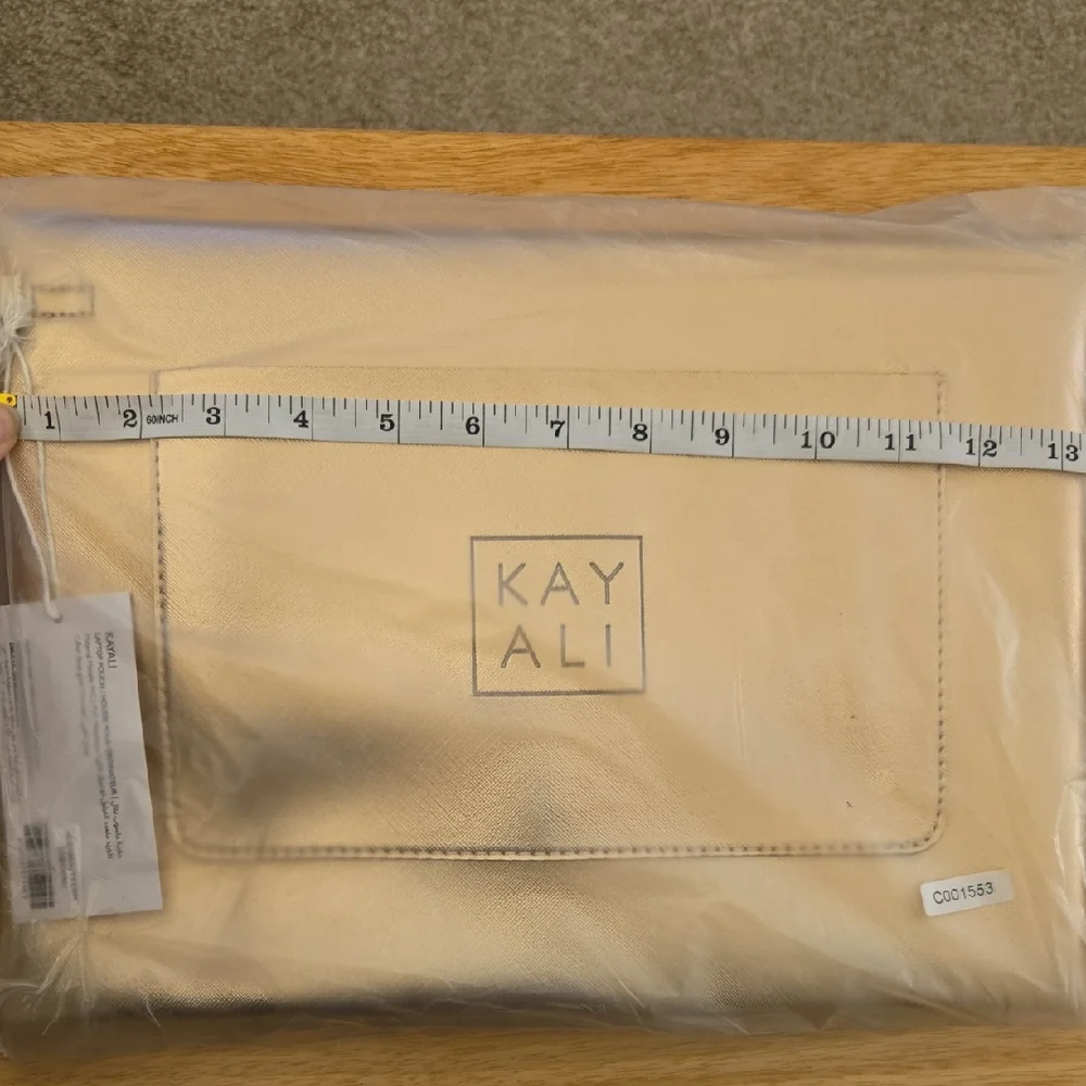 Kay Ali Rose Gold Clutch and Laptop Pouch